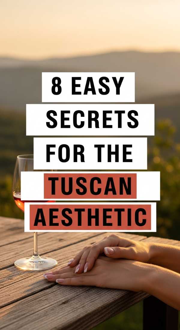 8 Easy Secrets For The Tuscan Aesthetic 69e3c1cd45415