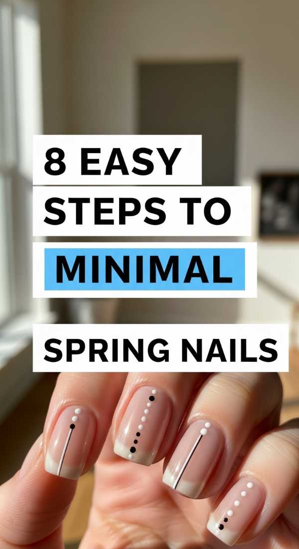 8 Easy Steps To Minimal Spring Nails 69e7803129cd7