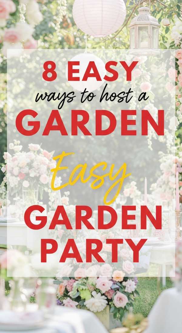 8 Easy Ways To Host A Spring Garden Party 69e605cb4e6ef
