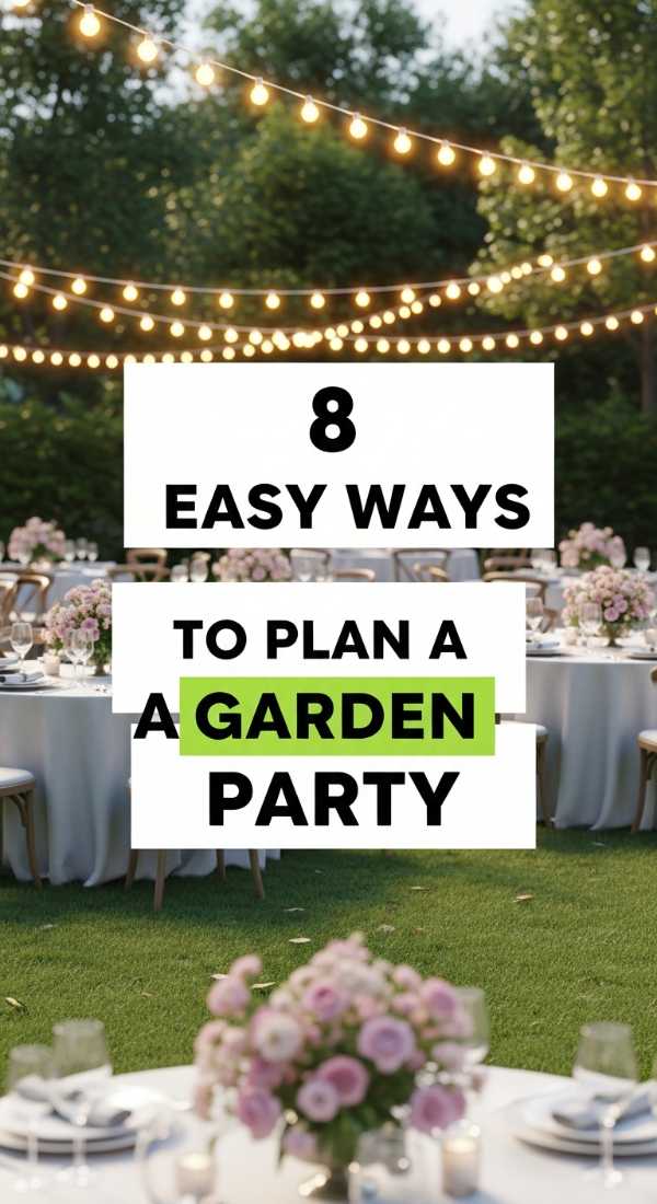 8 Easy Ways To Plan A Garden Party 69efae4d44a3e