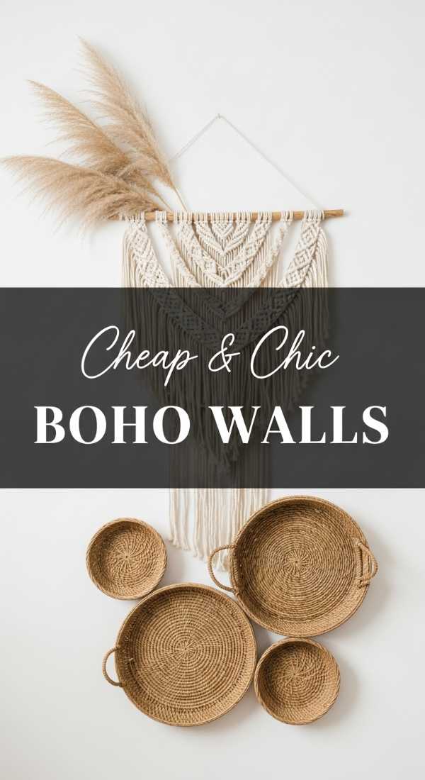 8 Easy Ways to Style Boho Wall Decorations on a Budget