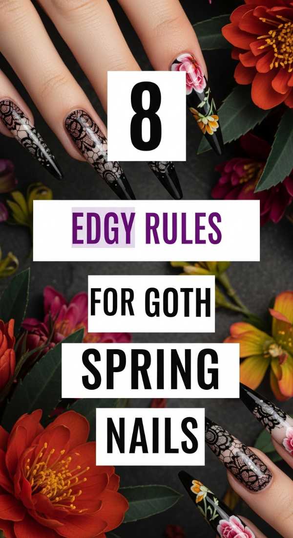 8 Edgy Rules For Goth Spring Nails 69ea68952592a