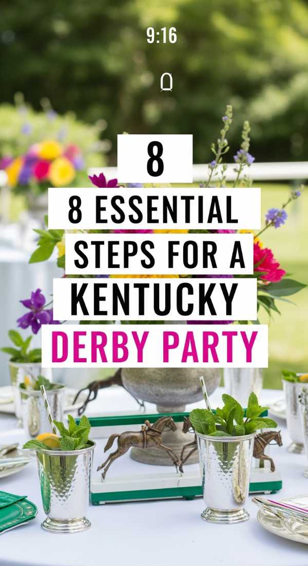 8 Essential Steps For A Kentucky Derby Party 69ecb07f318d3