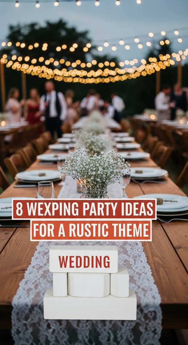 8 Expert Wedding Party Ideas For A Rustic Theme 69eb961237f37