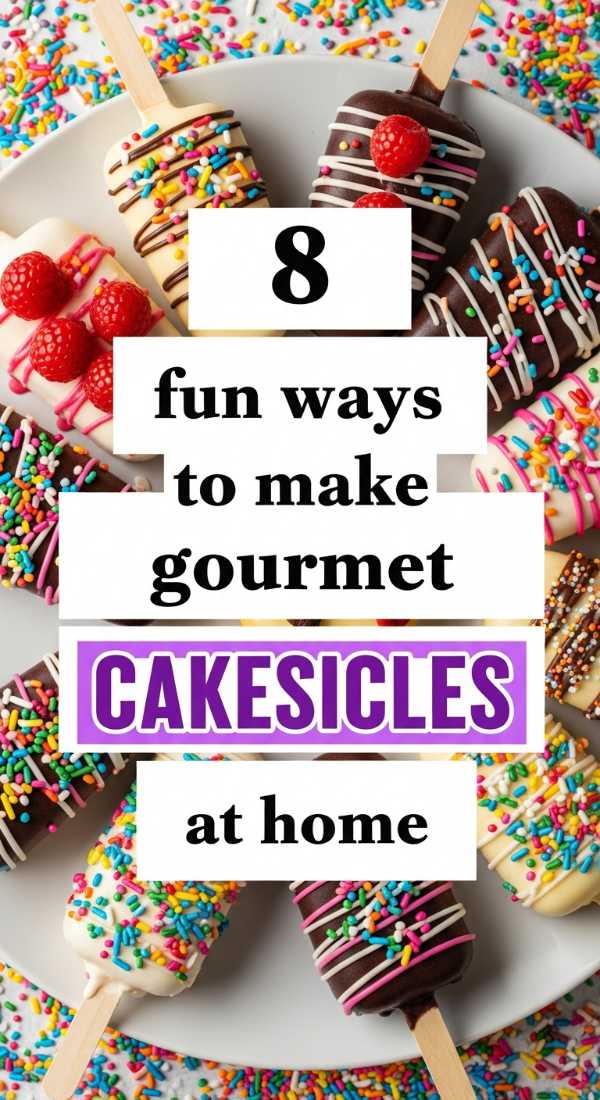 8 Fun Ways To Make Gourmet Cakesicles At Home 69ef4680c5cd1
