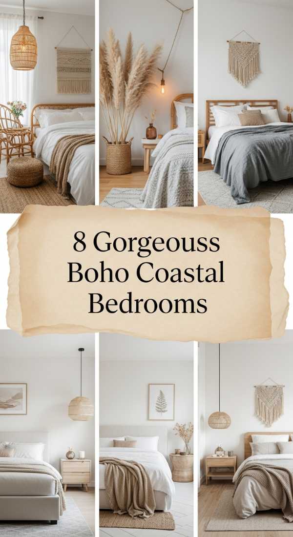 8 Gorgeous Boho Coastal Bedrooms 69f26b428ed89