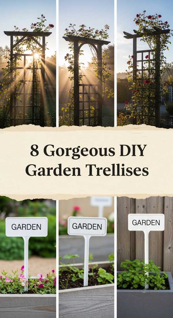 8 Gorgeous Diy Garden Trellises 69f26a694662c