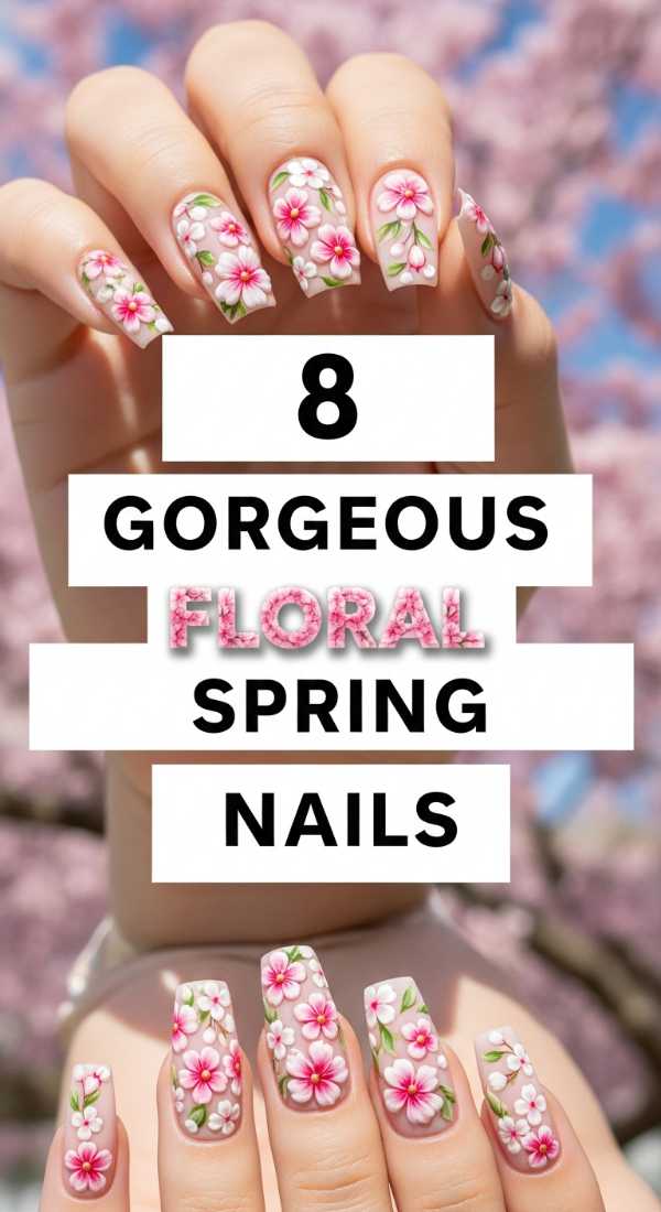 8 Gorgeous Floral Spring Nails Ideas 69df1d4e11da8
