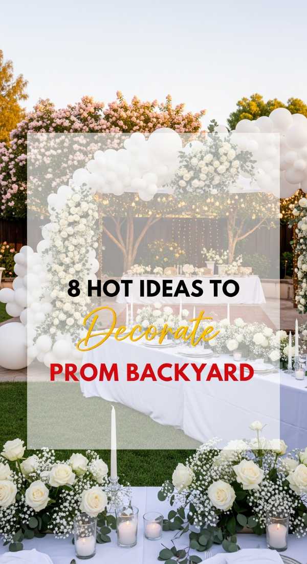 8 Hot Ideas To Decorate Your Prom Brunch Backyard 69e8f8e1aabfc