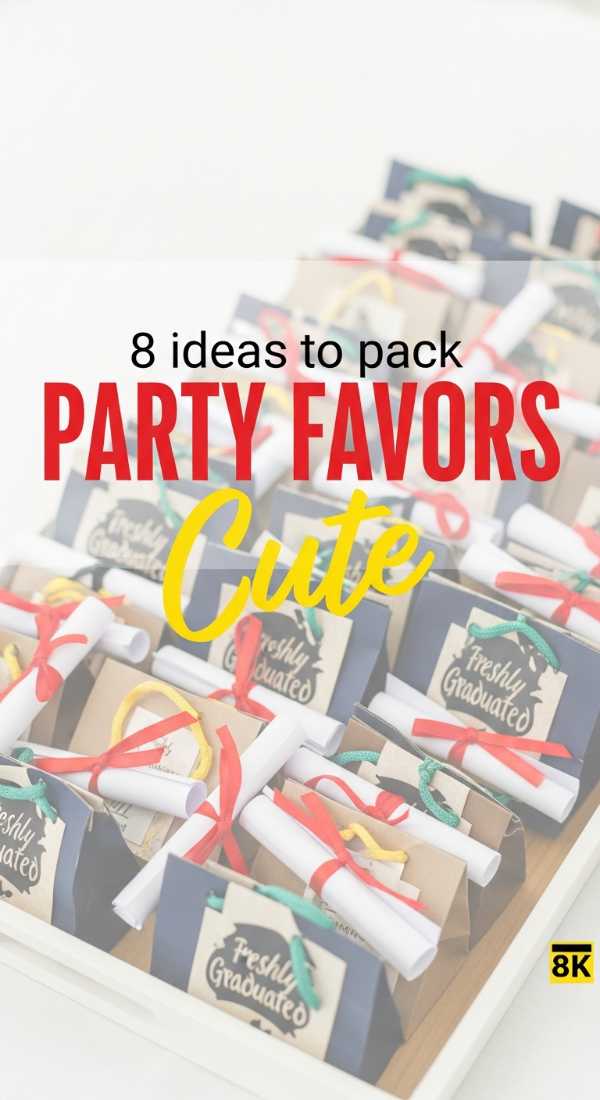 8 Ideas To Pack Unique Graduation Party Favors 69eb997f555db