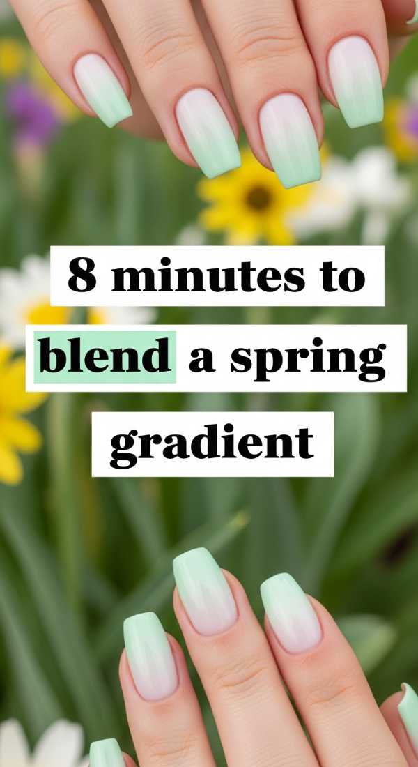 8 Minutes To Blend A Spring Gradient 69ed0a9df0ca8