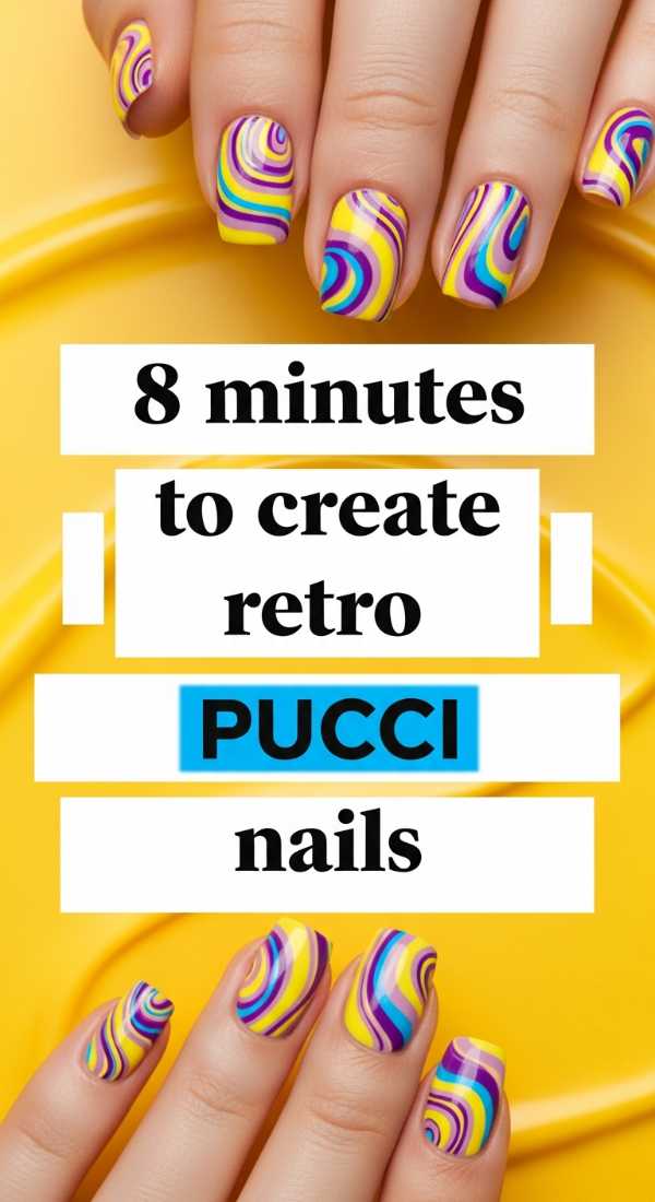 8 Minutes To Create Retro Pucci Nails 69ea6991cfa4f