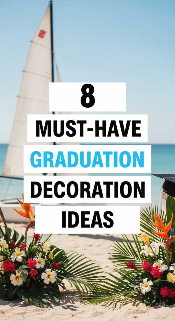 8 Must Have Graduation Decoration Ideas For Summer 69ecb0770a3c9