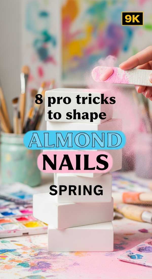 8 Pro Tricks To Shape Almond Nails Spring 69ea698a07da3