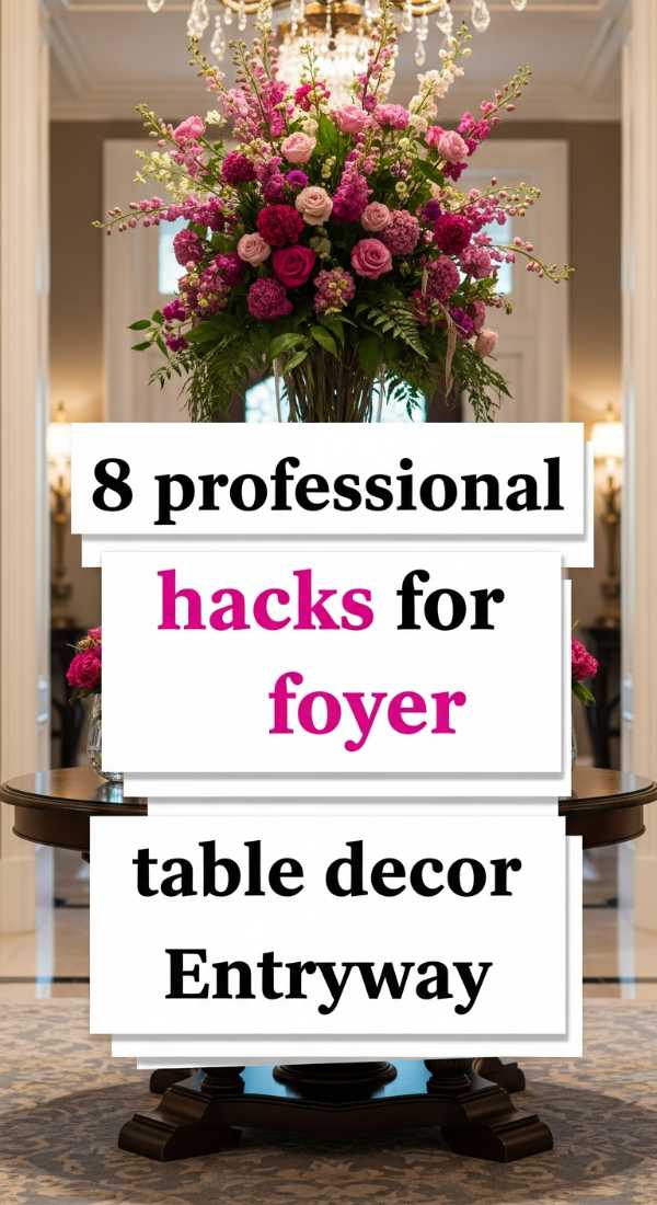 8 Professional Hacks For Foyer Table Decor Entryway 69e9b1114a45f