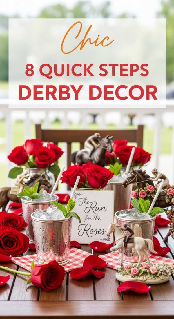 8 Quick Steps For Kentucky Derby Party Decorations 69e9f7f530bd6