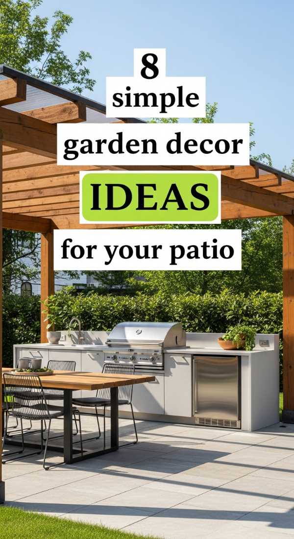 8 Simple Garden Decor Ideas For Your Patio 69f1b1da54838