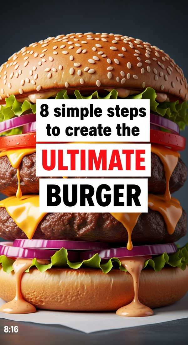 8 Simple Steps To Create The Ultimate Burger 69ec86e98ae29