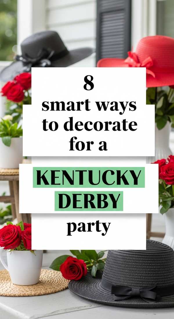 8 Smart Ways To Decorate For A Kentucky Derby Party 69eb961a84f46