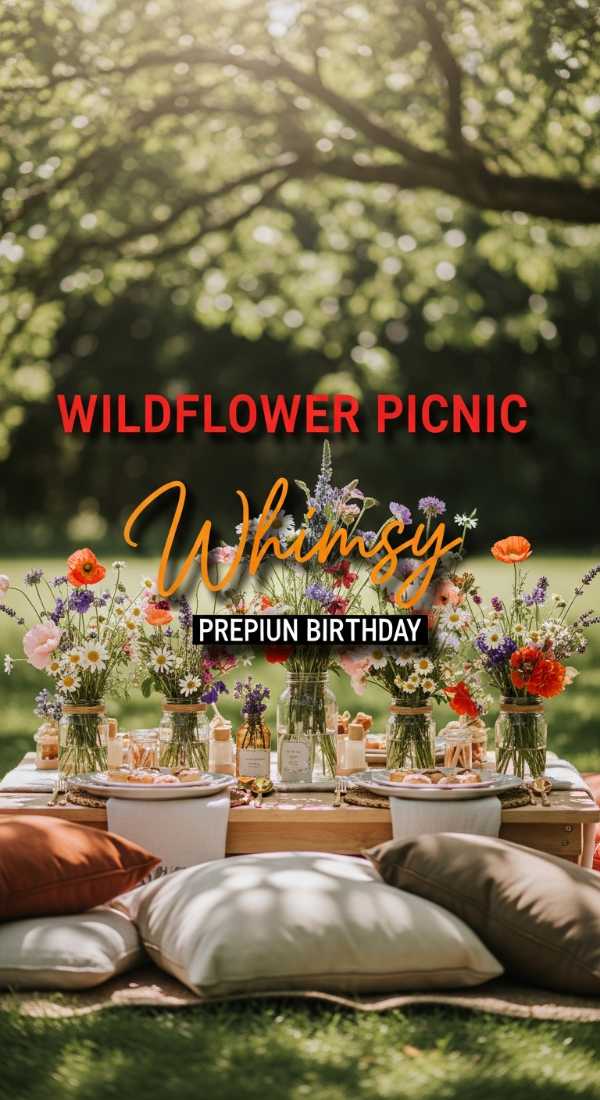 8 Steps To Style A Wildflower Picnic Birthday Party 69e4ae2e3f6d2