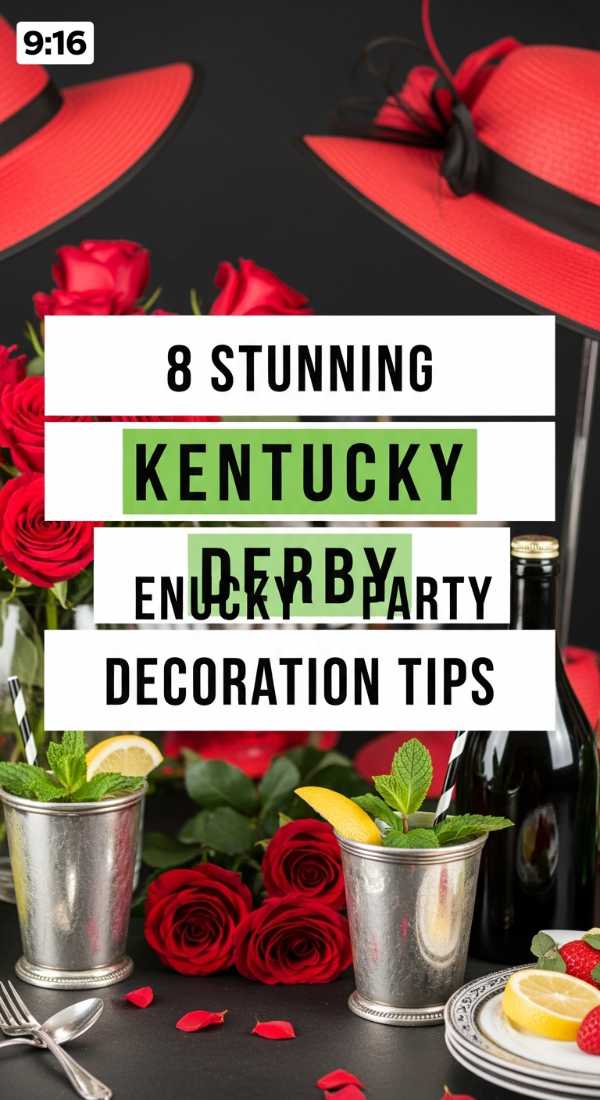 8 Stunning Kentucky Derby Party Decoration Tips 69eb961769dae