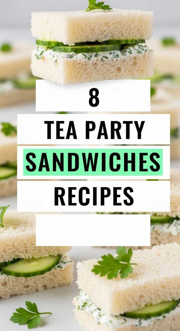 8 Tea Party Sandwiches Recipes 69de7f0caf121