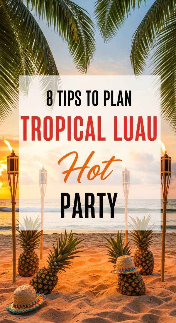 8 Tips To Plan Your Tropical Luau Party 69e4ae33e3213