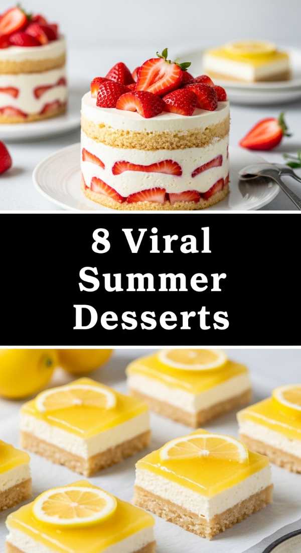 8 Viral Easy Summer Desserts To Make 69f394563e161
