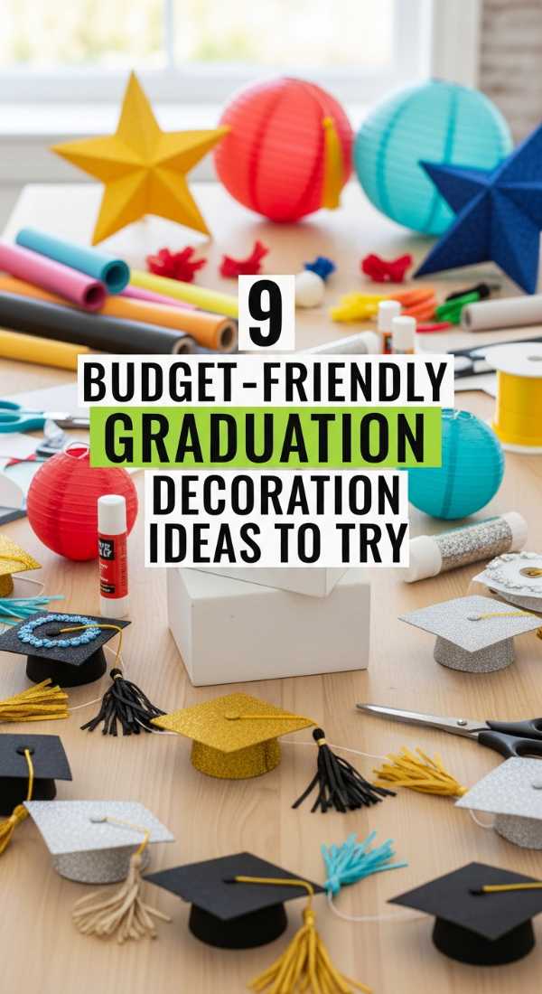 9 Budget Friendly Graduation Decoration Ideas To Try 69eb9612afcd2