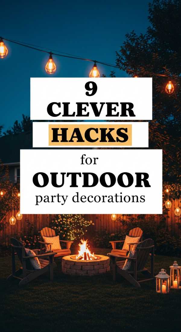 9 Clever Hacks For Outdoor Party Decorations 69ee54e245c96