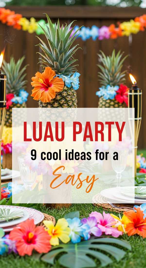 9 Cool Ideas For A Luau Party 69ecac8a7bca2