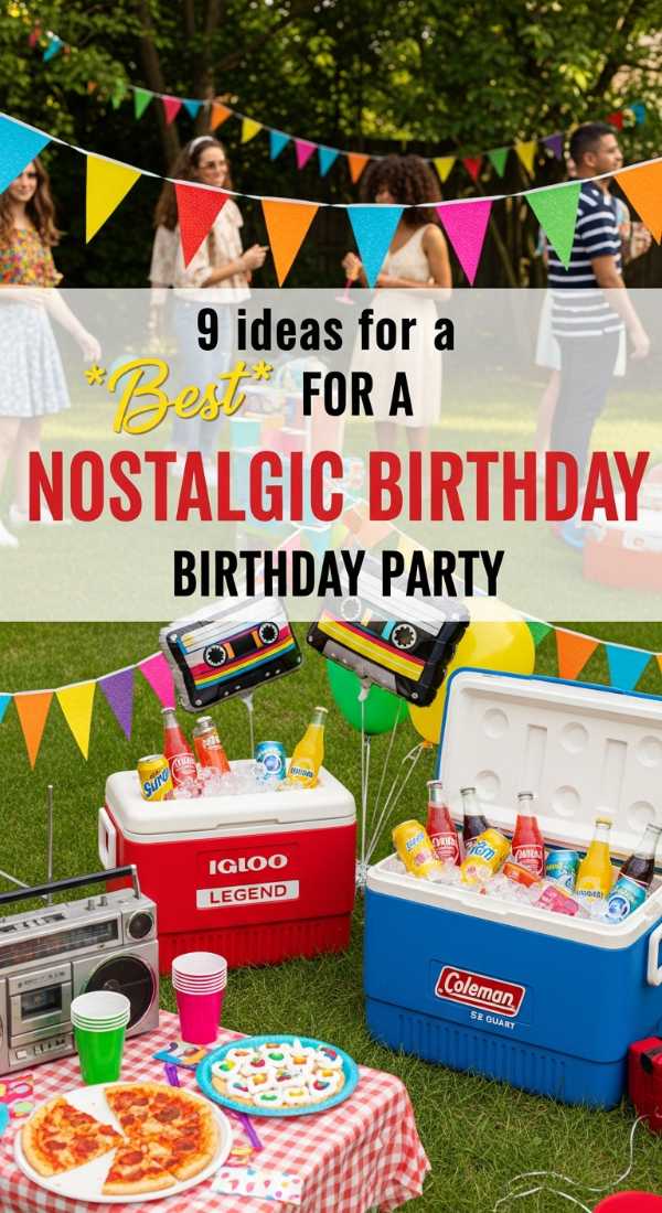 9 Fast Ideas For A Nostalgic Birthday Party 69e605d54ac4b