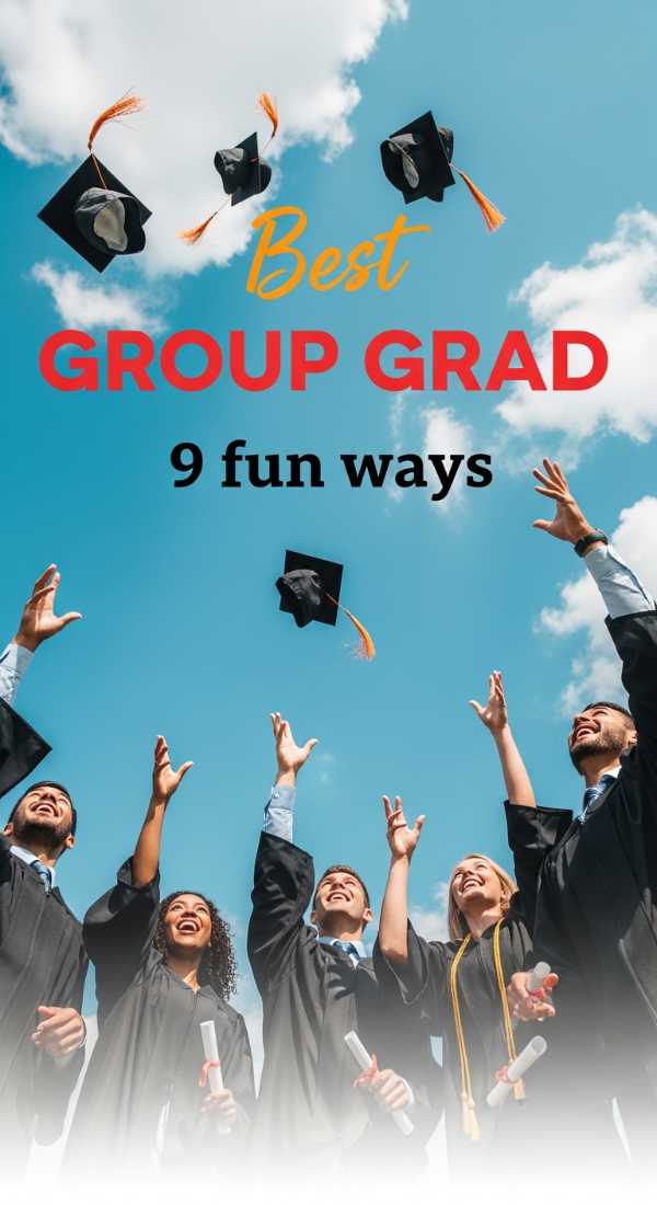 9 Fun Ways To Take Group Graduation Photos 69ee4b5f1ef9f