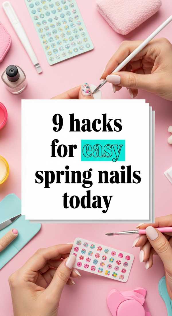 9 Hacks For Easy Spring Nails Today 69e52874569f1