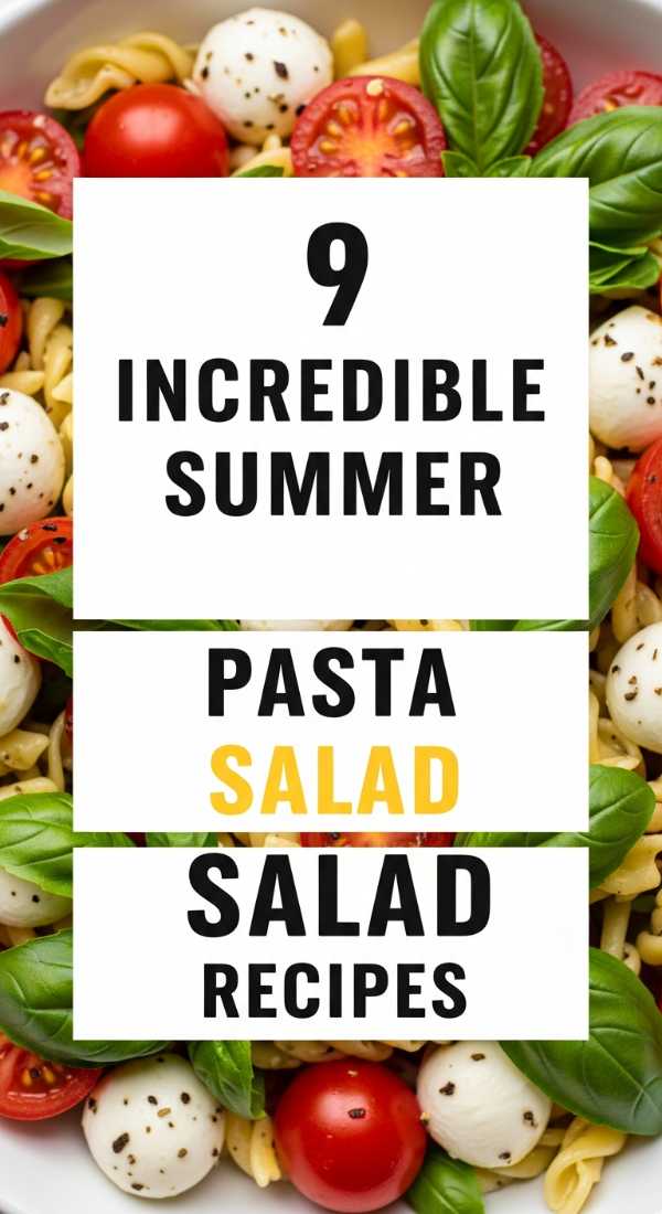 9 Incredible Summer Pasta Salad Recipes 69de7f158c246
