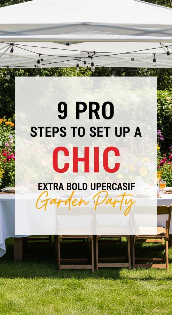 9 Pro Steps To Set Up A Chic Garden Party 69f0cce54c70a