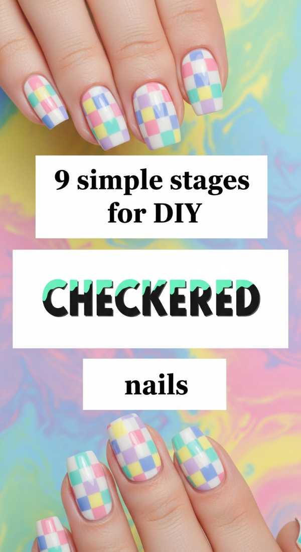 9 Simple Stages For Diy Checkered Nails 69efafa0143f8