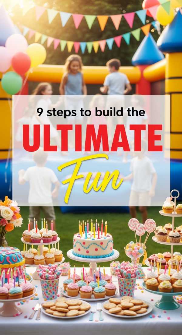9 Steps To Build The Ultimate Backyard Birthday Party For Kids 69e4ae3a94dfa