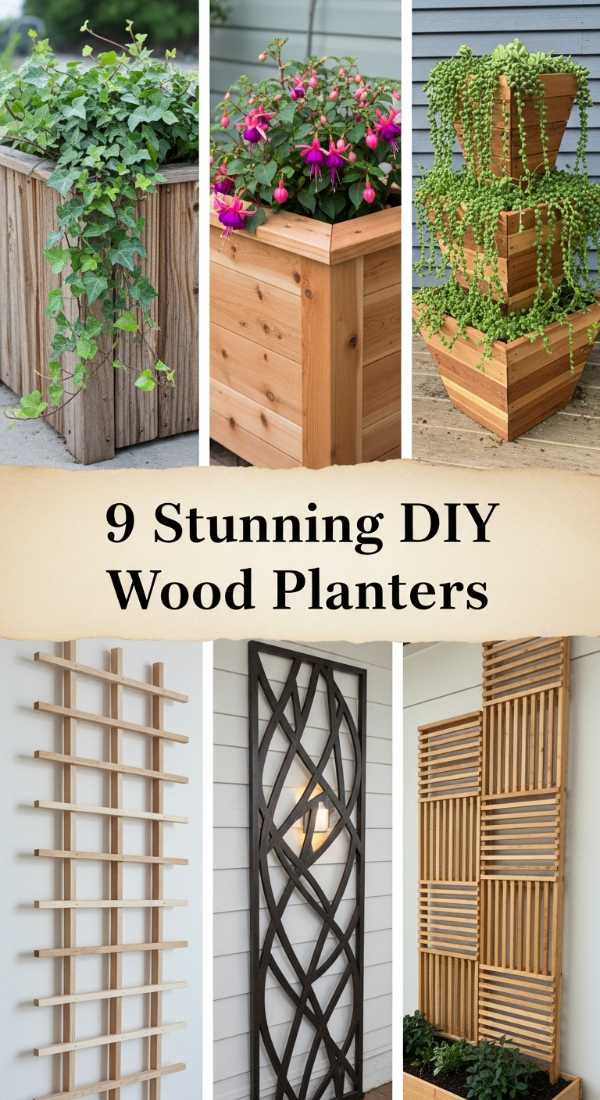 9 Stunning Diy Wood Planters 69f26b2e35187