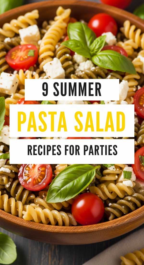The Sizzling Season: Must-Try Recipes for Warmer Weather 9 Summer Pasta Salad Recipes For Parties 69de7f0fab334