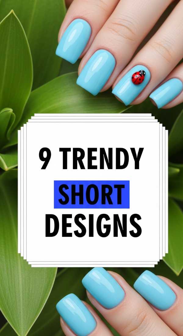 9 Trendy Short Spring Nails Designs 69df1d4aef408