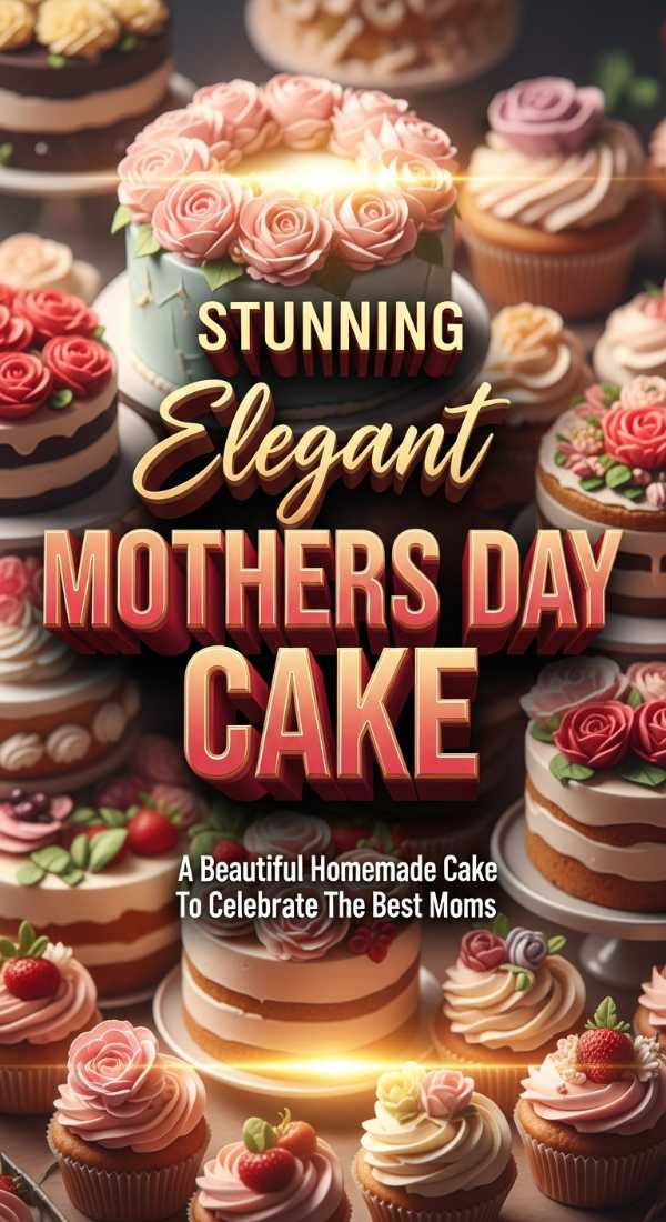 A Beautiful Homemade Cake To Celebrate The Best Moms 69e5cd9bf3d6e