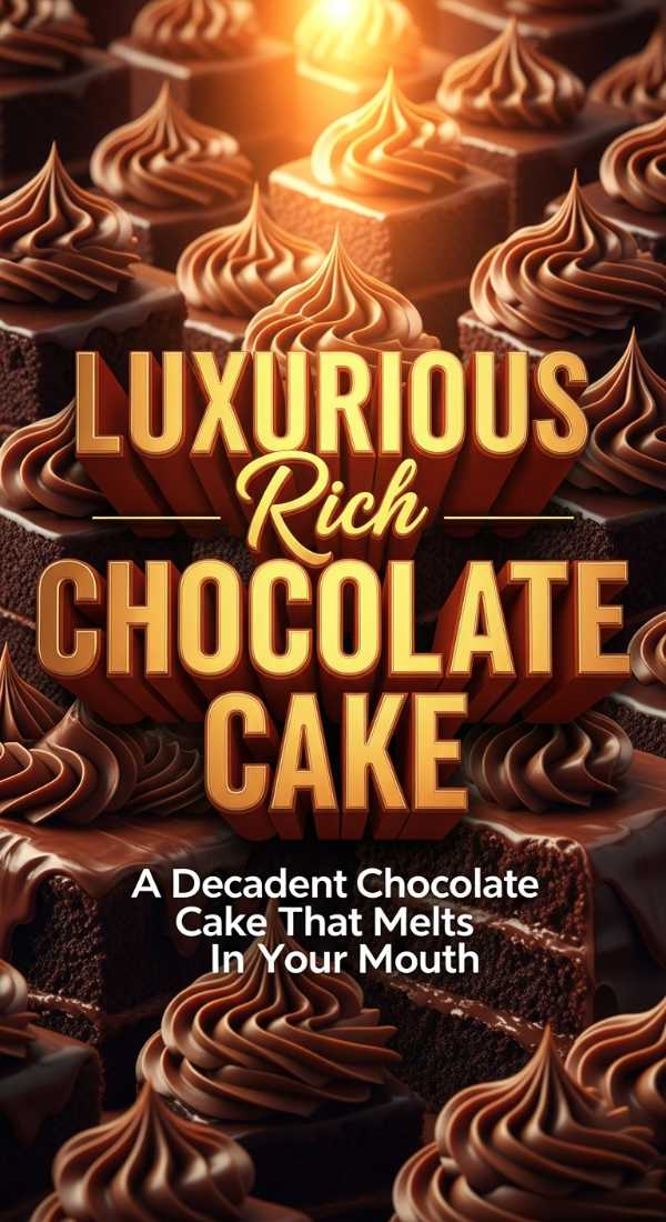 A Decadent Chocolate Cake That Melts In Your Mouth 69dfd9685ecdc