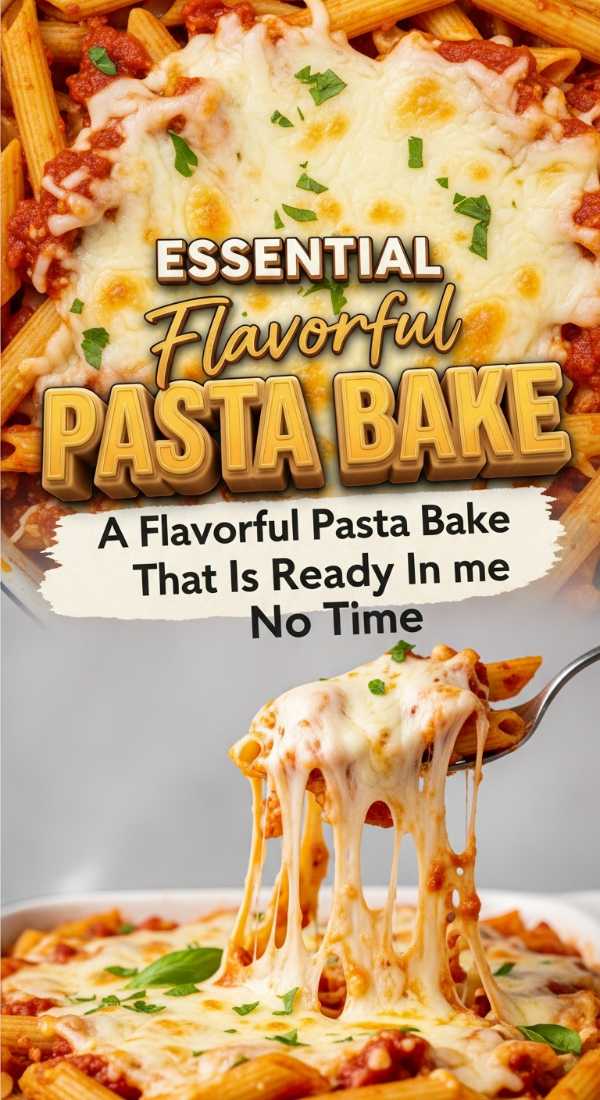 A Flavorful Pasta Bake That Is Ready In No Time 69de7cf56da3b