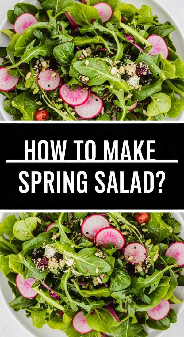 A Guide On How To Make Spring Salad 69ef8910c4213