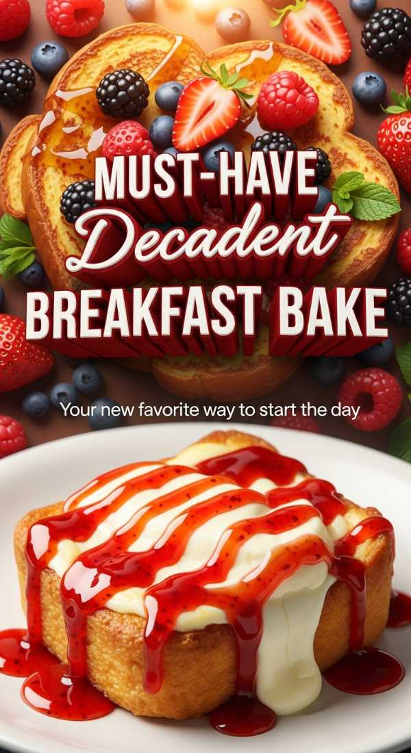A Must Have Decadent Strawberry Cheesecake French Toast Bake 69e5cd8dd5c1b