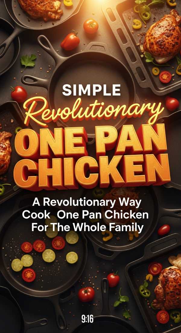 A Revolutionary Way To Cook One Pan Chicken For The Family 69e4a93967067