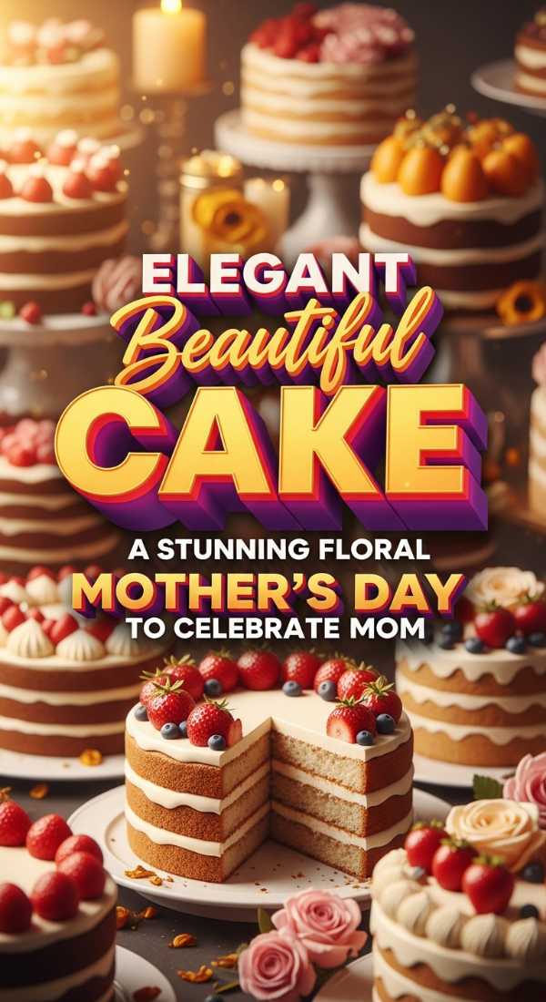 A Stunning Floral Mothers Day Cake To Celebrate Mom 69dfd972f0219