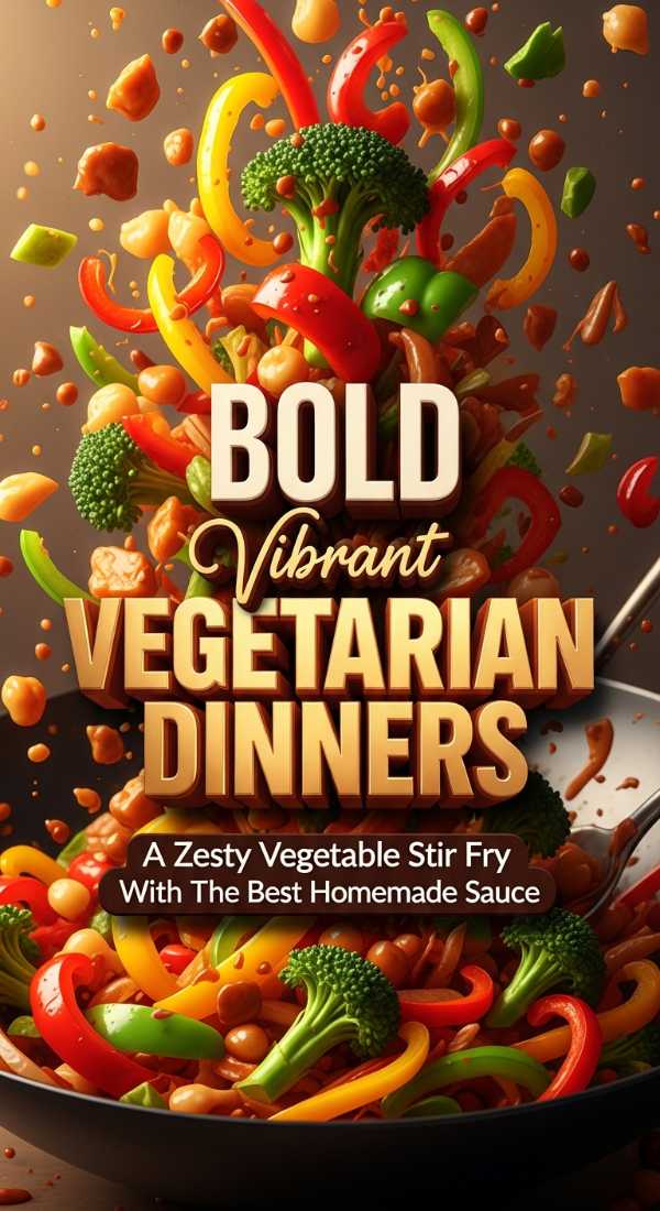 A Zesty Vegetable Stir Fry With The Best Homemade Sauce 69e362b9efe9f