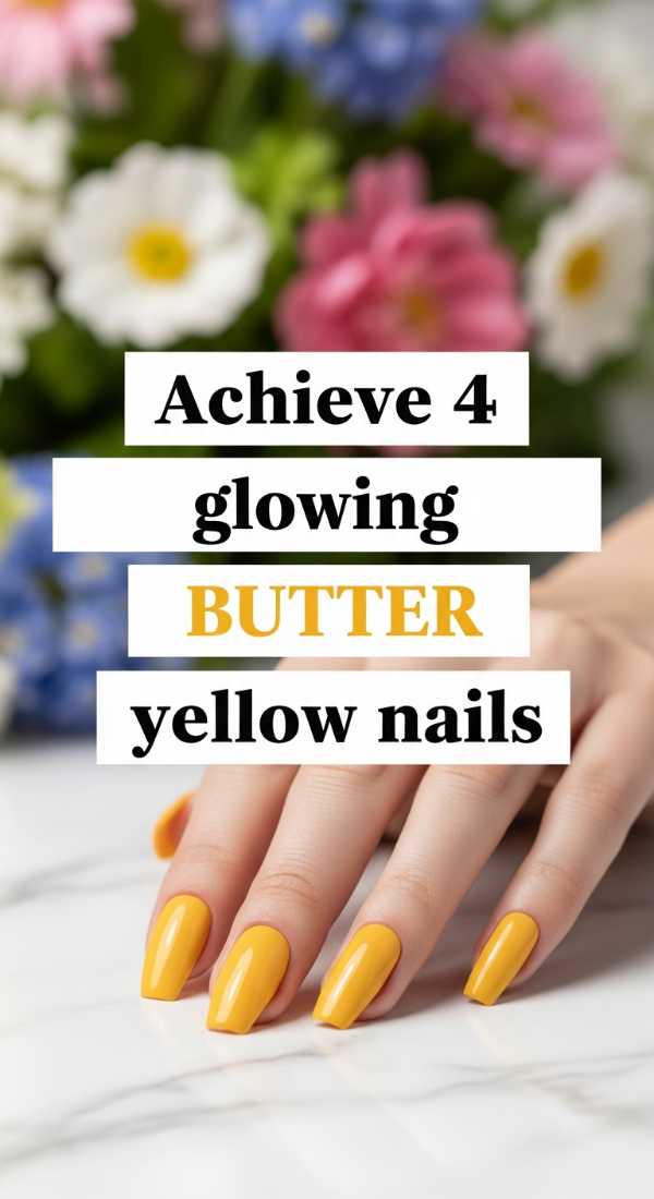 Achieve 4 Glowing Butter Yellow Nails 69e3c1d17bbad